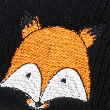 Nauja Megzta žieminė Kepurė Fox Modelio Vyro Ir moters Išlaikyti Šiltas Megztas Vilnos Skrybėlę Mados vientisos Spalvos Hip-Hop Unisex Kepurės TG0131