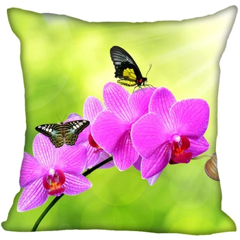 Naujas Atvykimo Orchidėja Gėlė Pagalvės Užvalkalą Aukštos Kokybės Satino Audinio Užvalkalas Dekoratyvinę Pagalvę Padengti Vestuvių Dekoratyvinis