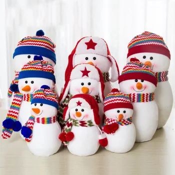 Naujas Kalėdų Lėlės Kalėdinė Dekoracija Dovanos, Namų Dekoravimo, Ornamentų Sniego Šeimoje Trys Žaislai Prekybos Centras Apdaila
