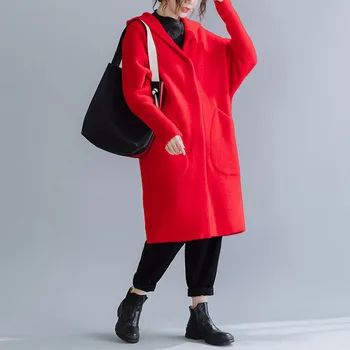 Naujas Mados 2019 M. Rudenį /Rudens Atsitiktinis Paprastas Klasikinis Ilgos Tranšėjos paltai su Chic Moterų švarkelis