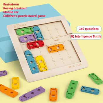 Naujas Montessori Žaidimo Galvosūkiai Mobilusis Automobilių Ankstyvasis Ugdymas Švietimo Kūdikių Sokoban Stalo Žaidimas Kinijos Galvosūkis Vaikams Žaislas Dovanos