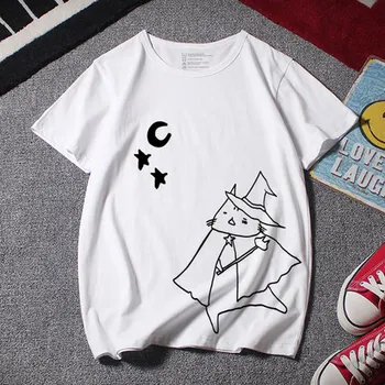 Naujas Nico marškinėliai Atsitiktinis Vyrų Short-Sleeve Medvilnė Anime Cosplay Neru T-Shirt
