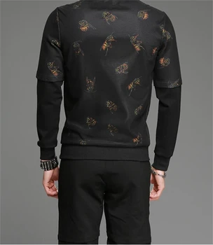 Naujas žiemos mados sweatershirt laisvalaikio karšto pardavimo dviejų dalių tracksuit