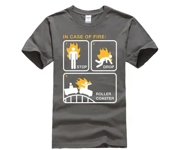 Naujausias 2021 Mados spausdinti Marškinėliai Stop Drop kalnelius Mados vasaros T-Shirt