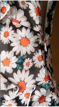 Naujausias Vasaros Mados Suknelė 2020 M. Aukštos Kokybės Moterų V-Kaklo, Saulėgrąžų Spausdinti Domino Pynimas Seksualus Padalinta Midi Bodycon Suknelė XL