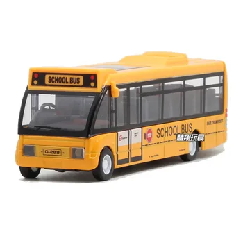 Nauji Lieti Autobusų Modelio Miestas Žaislas, Automobilių Šviesos Muzikos Traukti Atgal, 3 Spalvos Pasirinktinai Scool Autobusų Karšto Greitis Ratų Žaislai Vaikams, Suaugusiems