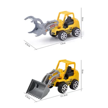 Nauji Vaikiški Mini Statybų Transporto Priemonės, Žaislai, Buldozeris Kelių Ritinio Ekskavatorių Modelis Vaikams Mokomieji Žaislai Automobilių Modelį Atsitiktinis