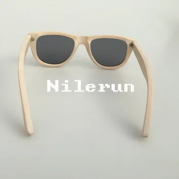 Naujovė mažo dydžio, rankų darbo natūralaus bambuko akiniai nuo saulės