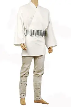 Naują Viltį Luke Skywalker, Cosplay Kostiumai, Apranga Balta Jedi Helovinas Kostiumai