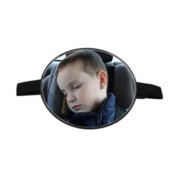 Naujų Automobilių Kūdikių Veidrodis už galinių sėdynių Crystal Clear View Kūdikį Galinio Susiduria Grūdintas Reguliuojami Veidrodėliai Apima