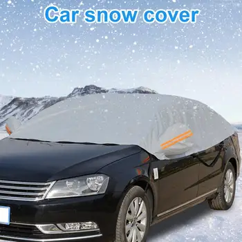 Naujų Automobilių Snow Shield Automobilio Priekinio Lango Stiklą Apima skėtį nuo saulės Padengti Sniego UV Ledo Skydas už Lango Žiema Vasara 300X230cm