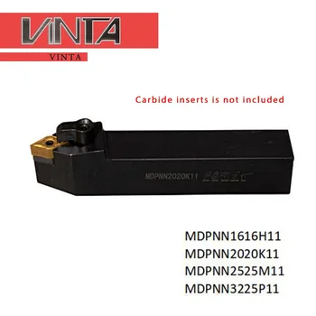 Nemokamas pristatymas CNC tekinimo išorės tekinimo įrankio laikiklis MDPNN1616H11/MDPNN2020K11/MDPNN2525M11/MDPNN3225P11 įrankiai gręžimo baras
