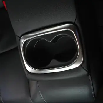 Nerūdijančio plieno dekoratyvinis rėmelis galinio drenažo puodelio laikiklis automobilių Honda Civic 10 2016-2019 Priedai