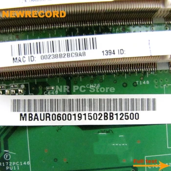 NEWRECORD Nešiojamojo kompiuterio Plokštę Acer aspire 6530 6530G MBAUR06001 DA0ZK3MB6F0 DDR2 su grafika lizdas Nemokamai CPU PAGRINDINĖS plokštės