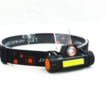 Nešiojamų Mini Led žibintas žibintas Žibintuvėlis atsparus Vandeniui K5+Cob priekinis žibintas Camping Naktį Bėgiojimas Skaityti Veikia