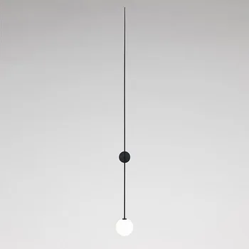 Nordic dizainas, modernios LED sconce Sienos žibintai Stiklo Kamuolys sienos lempos Vonios Veidrodis Naktiniai Retro lamparas de sumalti interjeras