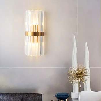 Nordice hanglampen abajur kambarį apdailos mediena, miegamasis šviesos koridorius, miegamasis, praėjimų cabecero cama de sienos lempos