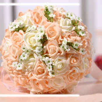 Nuotaka, turintis gėlių korėjos nuotaka, turintis gėlių vestuvių modeliavimas bouquet de mariage violetinė et blanc