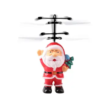 Nuotolinio Valdymo Sraigtasparniai Santa Žaislų, Animacinių filmų Infraraudonųjų spindulių Indukcijos RC Santa Dron Modelis Žaislai Kalėdų Dovana