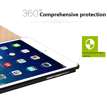 Odinis dėklas Skirtas iPad 2017 9.7 colių atsparus smūgiams Folio Stand Padengti 9.7 funda iPad 2018 Smart Cover a1822 A1823 Prabanga