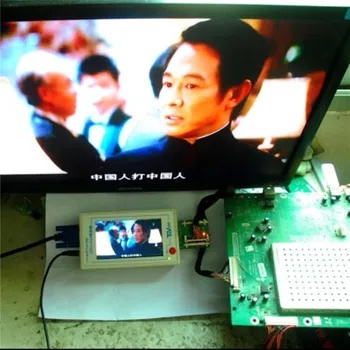 Oficialus TV160 LVDS Ruožtu VGA Konverteris Remti CRT Skysčio TV Ekrano Plokštė Testeris Įrankis + 5 Adapteris Lėktuvų Maitinimo Adapteris