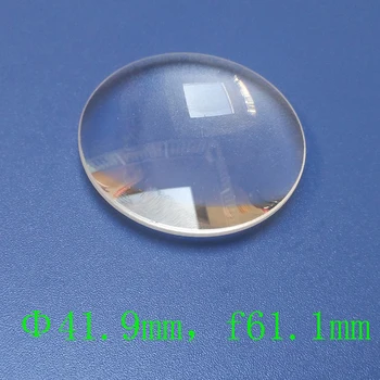 Optinis Išgaubto Lęšio, Didinamojo Stiklo, 61mm Židinio nuotolis, 41.9 mm Skersmens Lęšiai - K9 Optiškai Stiklo, Fizikos Kabinetai