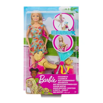 Originalias barbie lėlės rinkinys dovanų dėžutėje mergaitė princesė mažai kelly mermaid dress batai kaitos paketą vaikams, žaislų, dovanų naminių gyvūnėlių kolekciją