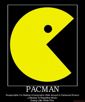 Pacman nebijokite Derliaus Vaizdo Žaidimai Propagandos Plakatų Retro Drobė 