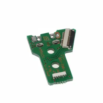 Pakeisti USB Įkrovimo lizdas Valdybos JDS-055 PS4 Valdiklis Su 12Pin Flex Kabelis G6DD