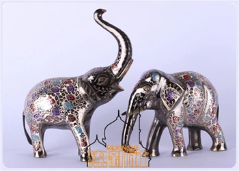 Pakistano importuotų vario vandens Zhaocai modelis raižyti dramblys kaip vario dramblys Namų Dekoravimo santuokos kambarį apdailos lov
