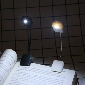 Pakurti & Nešiojamojo kompiuterio Skaitymo Šviesos diodų (LED) Knygos Šviesos Stalo Lempa Mini Lankstus Įrašą