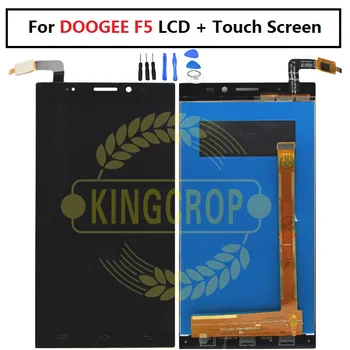 Patikrintas Doogee F5 LCD Ekranas+Touch Ekranas skaitmeninis keitiklis Asamblėjos Pakeitimo Doogee F5 LCD
