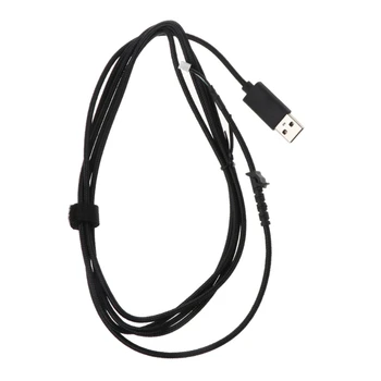 Patvarus Nailono Tinklelio USB Pelė Pelės Kabelio Linijų 