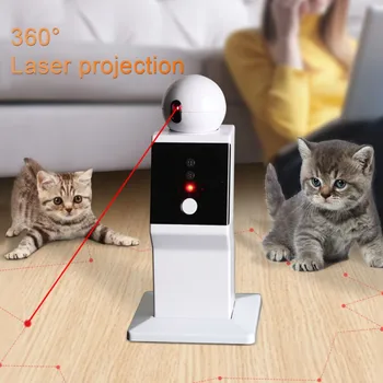 Pet Smart (Self-Ei, Led Automatinis Kačių Žaislai Interaktyvios Smart Dantį Pet LED Lazeris Juokingi Elektroninių Pet Visos Katės