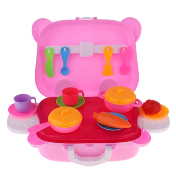 Plastikiniai Imituojamas Mini Maisto lėlės Reborn Lėlės Apsimesti, Virtuvė Playset Baldai, Žaislai, Kūdikių Lėlės, Slaugos Reikmenys