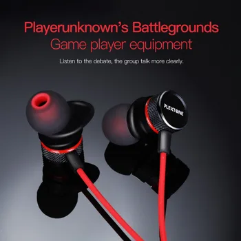PLEXTONE G15 Earphon 3.5 mm Laidinio Ausyje Bass Ausinių Žaidimų Ausinės Su Mikrofonu MIC Triukšmo Panaikinimo Žaidimų 3D Stereo
