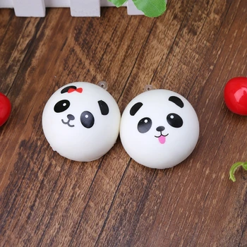 Plonas Panda Bun Streso Atsarginiais Kamuolys Lėtai Auga Išskleidimo Žaislai Vaikams Žaislas