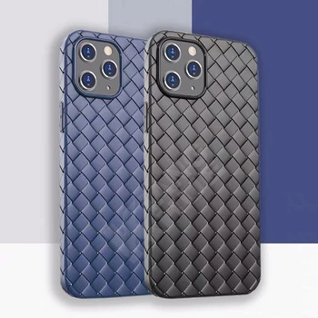 Prabanga Pynimo Silikono Atveju Iphone, 12 Pro Max Ultra Plonas Soft Case For Iphone 12 Mini Kvėpuojantis Galinį Dangtelį Atveju Slim Coque