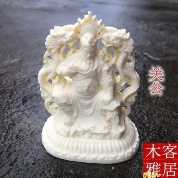 Prabangus dramblio kaulo vaisių natal metų dvipusis Buda Guanyin automobilių puošyba, Dievo Turtų Budos statula rankena vienetų zodi