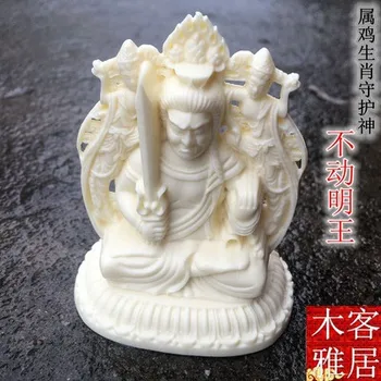Prabangus dramblio kaulo vaisių natal metų dvipusis Buda Guanyin automobilių puošyba, Dievo Turtų Budos statula rankena vienetų zodi