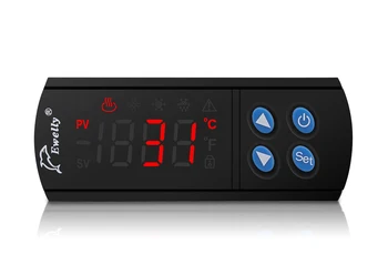 Pramonės Naudojimo Termostatas 400℃ aukštos temperatūros reguliatorius 220V su PT100) EW-986GP