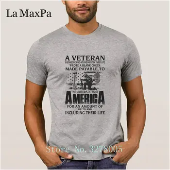 Prekės La Maxpa Veteranas Irake, Afganistane Veteranai vyriški Marškinėliai Kawaii Vyrų T-Shirt Saulės Plius Dydis Vyrai Tee Marškinėliai Vyrams