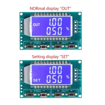 PWM Impulso Dažnį, darbo Ciklas Reguliuojamas Modulio Signalo Generatorius, LCD Ekranas 19QB