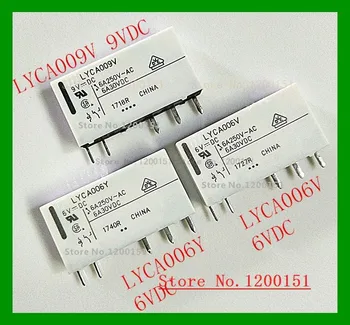 PĖDŲ LYCA005Y LYCA005V 5VDC LYCA012Y 12VDC LYCA024Y 24VDC LYCA048Y LYCA060Y LYCA060V LYCA009V LYCA006Y LYCA006V relay CINKAVIMAS-5