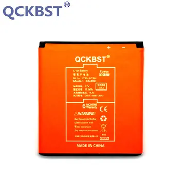 QCKBST BA800 3000mAh Baterija Sony Xperia V / S / VC LT25i LT26i LT26ii LT25C Pakeitimo Telefono Baterija Li-ion Baterijos