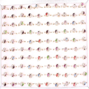 QianBei Nemokamas Pristatymas Blizga Krištolas Kalnų Krištolas Vestuviniai Žiedai Paprastas Stilius Piršto Sidabro Žiedai Elegantiško Dizaino, Moterų Papuošalai