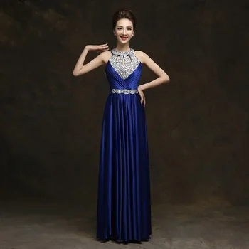 QLY150#Diamante Mėlyna Raudona Ilgai Apynasrio Nėrinių Bridesmaid Dresses Vestuvinės suknelė Vestuves Prom Dress mergaitė 2019 m. Didmeninės Užsakymą