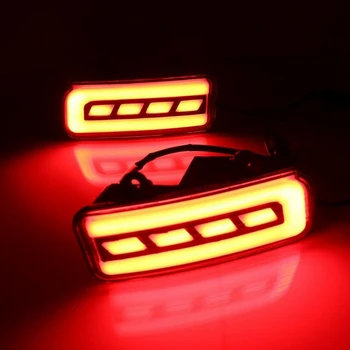 Raudonas LED Galinis Bamperis Uodega Stabdžių Šviesos Žibintas Honda CRV-2016