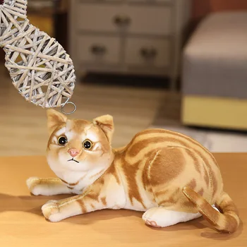 Realus Gyvūnų Katė Pliušiniai Žaislai Modeliavimas Pagalvę Pet Vaikų Namų Puošybai Atostogų Kalėdų Dovana