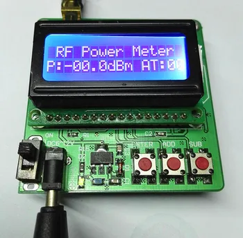 RF Galios Matuoklis 1MHZ IKI 600MHz Skaitmeninis LCD ekranas Radijo Dažnio Slopinimas Vertė NE Slopinimas f kumpis radijo Stiprintuvas